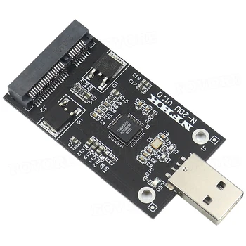 USB BEŽIČNOM adapter MSATA SSD USB 2.0 adapter je pretvarač za stolna RAČUNALA sa statičkim diskom 30*50 mm - Slika 2  