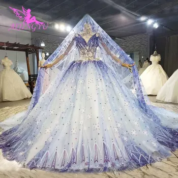 Vjenčanice AIJINGYU velikih dimenzija, napravljen U Turskoj, Čipkan vjenčanicu u stilu princeze od Grčke - Slika 1  