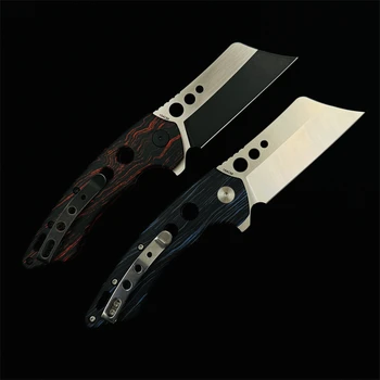 Sklopivi noževi TRIVISA Mensae-03 G10 Ručka 154 cm čelični nož za kamping, lov, zaštitu, ribolov - Slika 2  