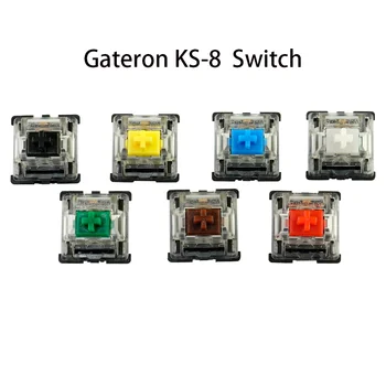 Gateron KS-8 Switch 3Pin Mehanički prekidači na red Žute, bijele, crvene prekidači 10/30/70 kom. za mehaničke tipkovnice - Slika 1  