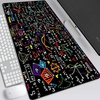 Geometrijski Matematička formula, Velika gaming podloga za miša, Računalni miš za laptop, miš tipkovnica, stolni mat, mat miš za PC, Office podloga za miša - Slika 1  