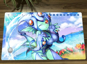 Digimon anime Duel Playmat Ranamon Shopping Card Igre Mat DTCG CCG podloga Za Miša Stolni Mat TCG game Mat Sa Карточными Zone - Slika 1  