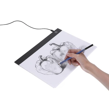 Led grafički tablet za pisma, light box za crtanje, prijenos glačanje, digitalne ploče za crtanje, fotokopirni stol Artcraft A4, led peglanje - Slika 1  