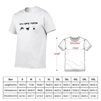 Novi i ' m A Simple Person -Zabavna majica sa dizajnom za ples na шесте, slatka odjeća, majice fruit of the loom patentiran u, muška majica - Slika 2  