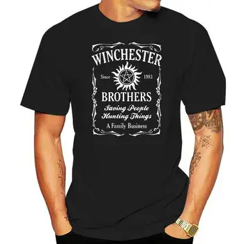 Ljetni stil 2022, 100% pamuk, Winchester Brothers, sol za zaštitu od demona, Nadnaravno braća, muška majica, poklon majica za tv - Slika 1  