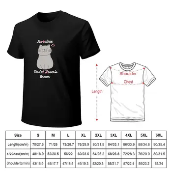 krzno majica the cat lover ' s dream, grafički t-shirt, komplet za muške majice - Slika 2  