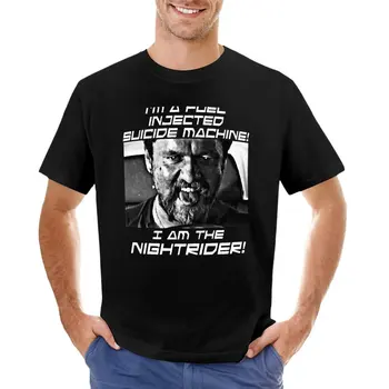T-shirt Nightrider, izrađen po mjeri, t-shirt s grafičkim uzorkom, grafički majice, dizajnerske majice za muškarce - Slika 1  