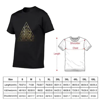 Nova сакральная geometrija - majica s filozofskim kamenom broj 4, estetski odjeća, majice za dječake, crne majice, muške visoke majice - Slika 2  