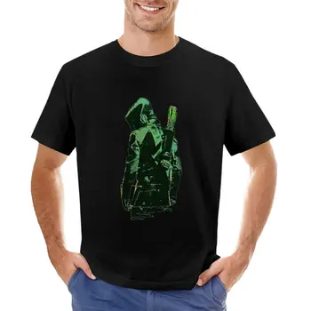 T-shirt DC green arrow, prazne majice, muške grafički majice, kit - Slika 1  