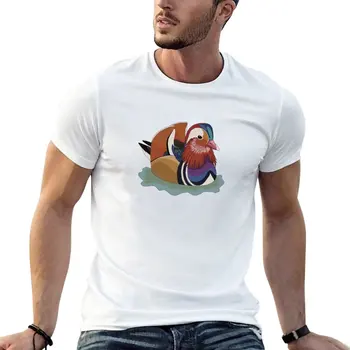 T-shirt Mandarin Duck - Aix galericulata, vintage odjeća, majica za dječaka, majica za muškarce - Slika 1  