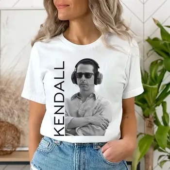 T-shirt Sucession, dar Кендалла Roy, košulja HBO, vintage t-shirt, crno-bijeli retro poklon za njega, контрабандная košulja - Slika 1  