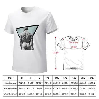 T-shirt s kipom Herkul u stilu pop-art, crne majice s заготовками, gospodo pamuk - Slika 2  