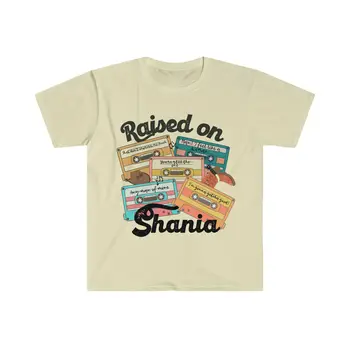 T-shirt Raised On Shania Twain s koncertnim кассетами country glazbe 90-ih godina - Slika 1  