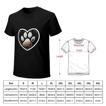 Print Šape u obliku srca Psi i Mačke, Majica Za ljubitelje pasa i Mačaka, Korejski modne sportske košulje, trening košulje za muškarce - Slika 2  