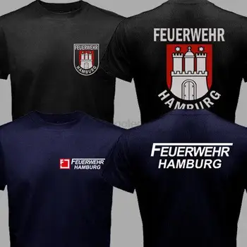 Feuerwehr Hamburg, Njemačka, Vatrogasci, poklon majica za gašenje požara - Slika 1  
