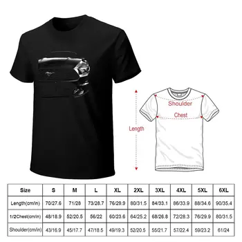 Ford Mustang - crna - 1 t-shirt, izrađen po mjeri, sportske majice, majice za dječake, muška majica - Slika 2  