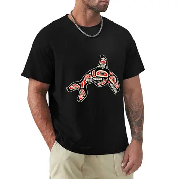 Majica sa slikom Аляскинской kita, zabavna majica, majice za teškaša, muška odjeća, muška berba majice - Slika 1  