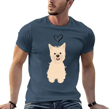 Majica za pse pasmine kern terijer LOVE Cream, majice za sportaše, majice za muškarce - Slika 1  