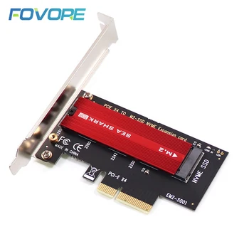 Adapter NVMe M2 M 2 M Key SSD-ovi za PCI-e 3,0 PCI Express 3,0 Pretvarač Adapter za 2230 2242 2260 2280 Podršku PCIe X4 X8 X16 - Slika 1  