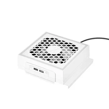 Led pozadinsko osvjetljenje atmosfere ventilator 3 prijenos s podesivim hlađenje ventilator konzole 5 2.4 A 7 načina rasvjete Ukras za Xbox S serije - Slika 1  