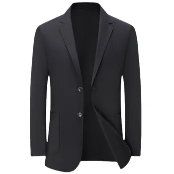 6188 - nova korejska moderan pro jakna za poslovne odmor, muški jednostavan raskošan kostim u stilu Yinglun - Slika 2  