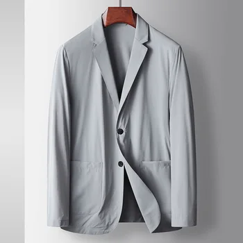 E1575-Muško odijelo, ljeti svakodnevno poslovno slobodno kaput - Slika 1  