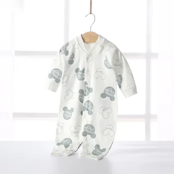 Dječja odjeća 2023 Nove tijelo za novorođenčad, odjeće, klizači za dječake i djevojčice, pidžama od čistog pamuka dugih rukava, odjeća za ползания - Slika 1  