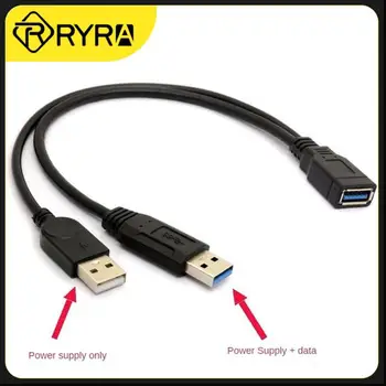 10 cm 20 cm 40 cm 90 stupnjeva prema Gore i dolje, lijevo i desno, produžni USB 2.0 A za muškarce i žene, crni kabel - Slika 1  