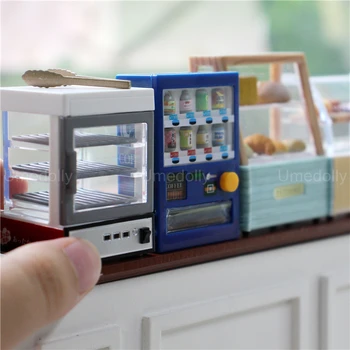 1/12 Skala Minijaturni lutkine Automat za prodaju Mini-Mini Shop Dekoracija za OB11 BJD Lutka Pribor Igračka - Slika 1  