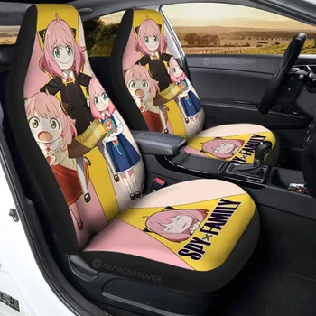 Sjedalo Anya Forger, auto oprema iz anime Spy X Family, 2 KOM, univerzalna zaštitna torbica za prednja sjedala - Slika 1  
