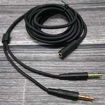 Pouzdan kabel adapter 2 u 1 za slušalice Cloud Mix, računalnih slušalice AXFY - Slika 1  