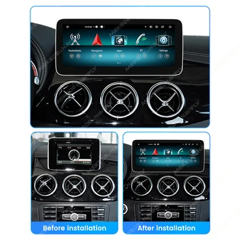 MN-X Za Mercedes-Benz B Klasa W245 W246 2013-2019 Android 13 Auto Inteligentni sustav video Player Carplay 4G LTE GPS DSP - Slika 2  