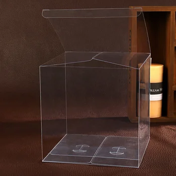 Prozirne plastične kutije za poklon Pakiranje kutija PVC Poklon pakiranje Prozirna kutija čokolade Kutije za svadbene darove Suveniri za svadbene zurke - Slika 2  