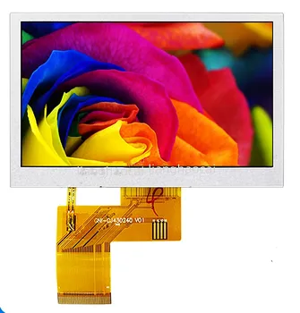 4,3-inčni IPS LCD zaslon 480x272 zaslon s pozadinskim osvjetljenjem zaslona priručnika medicinske kontrole pristupa alati za pametne kuće elektronika - Slika 2  