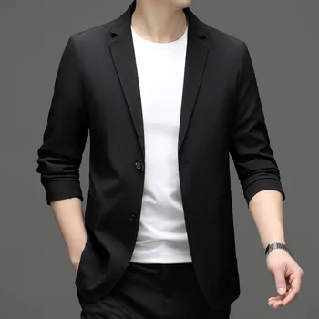 5070-2023 Muško odijelo, proljeće novi poslovni profesionalni muško odijelo, svakodnevni koreanska verzija kostima - Slika 1  