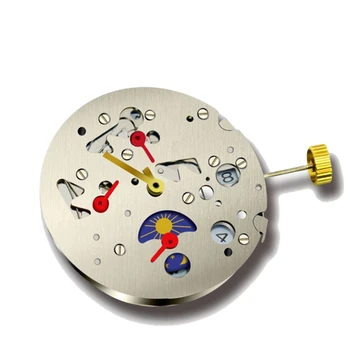 Mehanički mehanizam sa маятником 6912, Mehanički sat sa kalendarom sa šest strelicama, automatski mehanizam, pribor za sati - Slika 1  