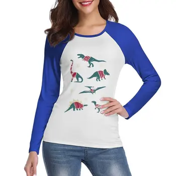 Dinosauri U veste, Majice dugih rukava, быстросохнущая majica, t-komadi, Ženska t-shirt - Slika 1  