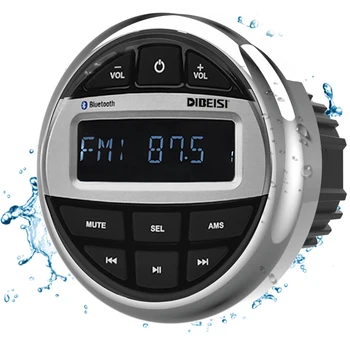 Vodootporan Marine Stereo Bluetooth Radio Motocikl Audio Brod Auto-MP3-Player Automatski Ozvučenje FM AM Prijemnik Za SPA UTV ATV - Slika 1  