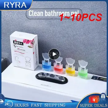 1 ~ 10ШТ Gel-Dezodorans za čišćenje wc Osvježivač zraka Aroma Cvjetni Igla za pranje Posuđa Mali Cvjetni Dezodorans s mirisom Wc - Slika 1  