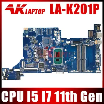 Za matične ploče HP prijenosno računalo 15-DW s procesorom I5 I7 11. generacije GPT52 LA-K201P M29209-601 M29209-001 MB 100% Ispitano - Slika 1  
