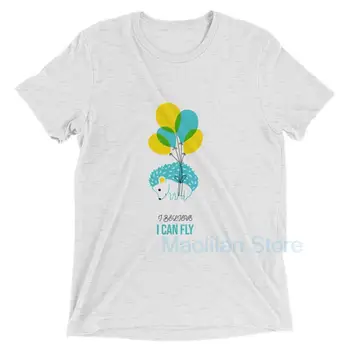 T-shirt I Believe I Can Fly kratkih rukava (2), хлопковая svakodnevni muška t-shirt, ženska majica, majice - Slika 1  