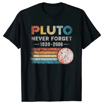 Pluto Never Forget 1930 2006 2023 Muška t-shirt Trendy Ljeto Top Vintage Majica kratkih rukava Space Science Camisets, Majice - Slika 1  