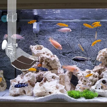 Set tanjura za hranjenje škampi, set cijevi za hranjenje riba akvarij s prstenom za hranjenje, četka za čišćenje, трубочкой za hranjenje akvarija - Slika 2  